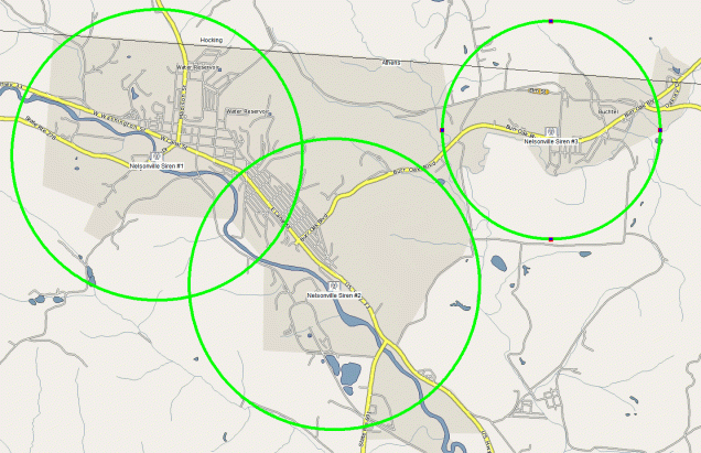 Nelsonville Warning Sirens