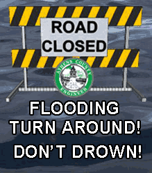 Athens Co Road Closed Flooding
