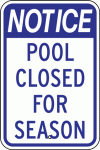 Pool Closed for Season