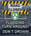 Athens Co Road Closed Flooding