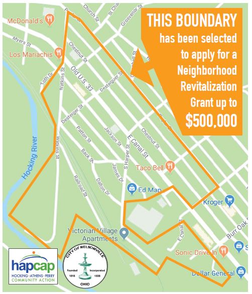 Neighborhood Revitalization Grant map