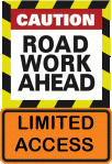 Road Work Limited Access
